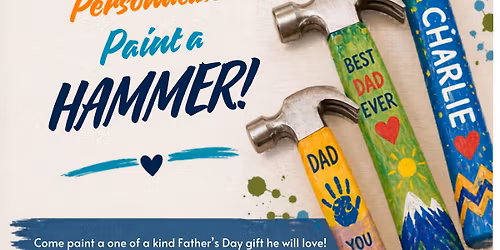 Father\u2019s Day Hammer Art @ Michaels in Longview