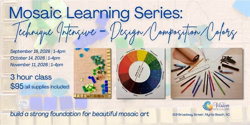 Mosaic Learning Series: Technique Intensive \u2013 Design, Composition & Colors