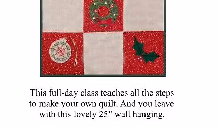 Holiday Quilt Making
