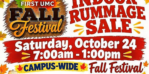 Fall Festival and Rummage Sale