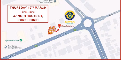 Spirals at Metro Petroleum Kurri Kurri