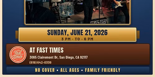 The Reflectors Live... Father\u2019s Day at Fast Times!