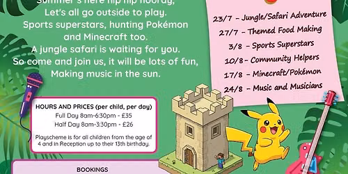 Summer Playscheme 2026