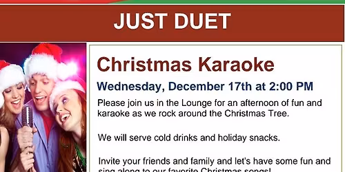 Christmas Karaoke