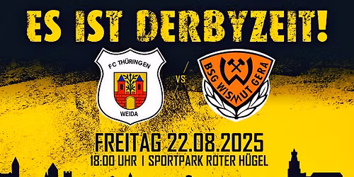2.Spieltag: FC Th\u00fcringen Weida - BSG Wismut Gera