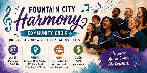 \ud83c\udfb6 Fountain City Harmony Choir