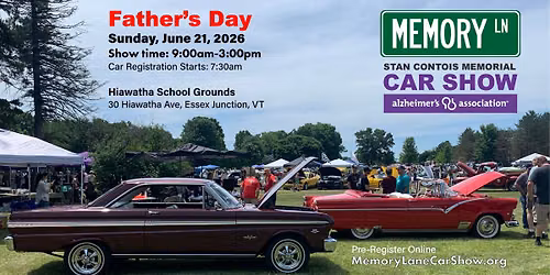 2026 Memory Lane Car Show