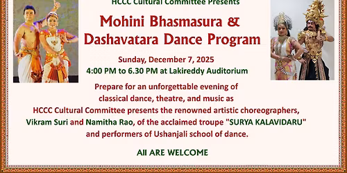 Mohini Bhasmasura & Dashavatara Dance Program