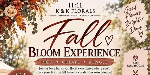 Hello Fall, bloom with us