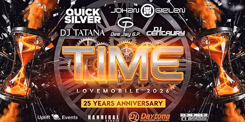Street Parade 2026 - Daytona Love Mobile - \u00abTIME\u00bb 25 Years Anniversary