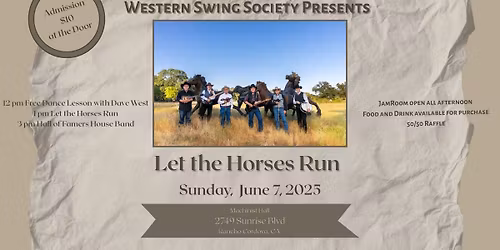 Western Swing Society's June 2026 Dance