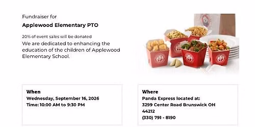 Dine to Donate: Panda Express