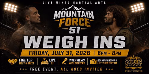 Mountain Force 51 Weigh Ins