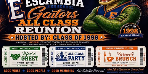 Escambia High All Class Reunion Weekend