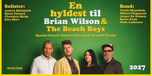 Hyldestkoncert til Brian Wilson & The Beach Boys