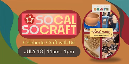 SoCal SoCraft Summer at San Diego Craft Collective!