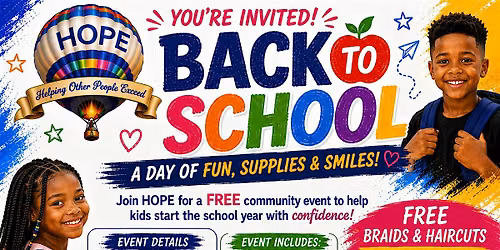 H.O.P.E Back to School Braids & Barber
