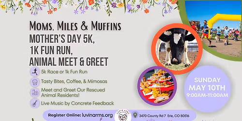 Moms, Miles & Muffins - Mother's Day Event