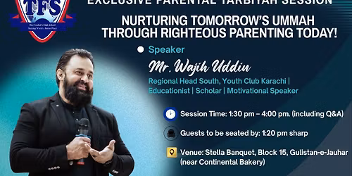 Parental Tarbiah session