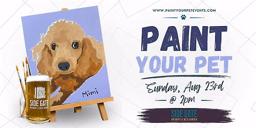 Paint Your Pet @ Side Gate Brewery