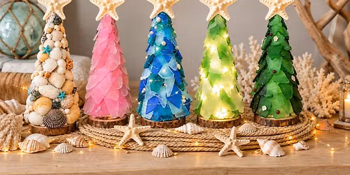 Sea Glass Tree Craft Workshop at Lake Kennedy Center in Cape Coral evening class