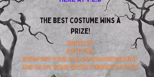 Halloween quiz and costume party at V.E.D