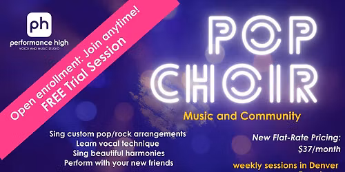 Performance High Pop Choir