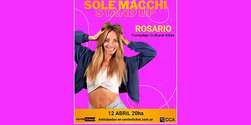 Show de Stand Up de Sole Macchi 
