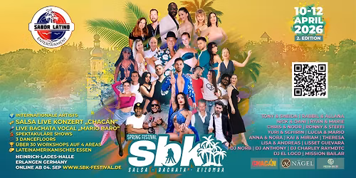 \u2728SBK Spring Festival 2026 | 10.-12. April in Erlangen\/Germany \u2013 2nd Edition\u2728