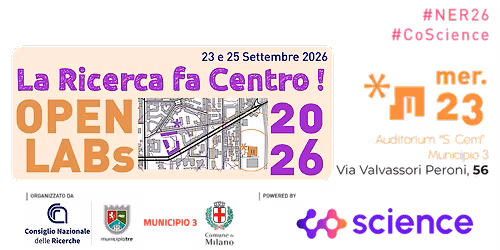 La Ricerca fa Centro! OpenLabs@Auditorium S. Cerri