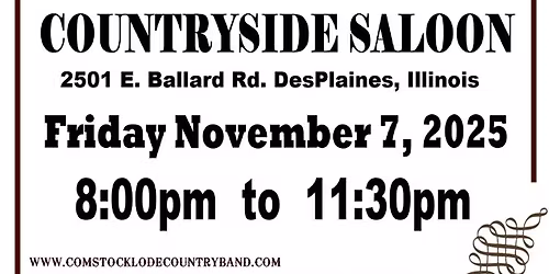 Returning to Countryside Saloon in DesPlaines, Illinois