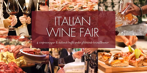 Italiensk vinprovning med obegr\u00e4nsad buff\u00e9 \ud83c\udf77\u2728\ud83c\uddee\ud83c\uddf9\ud83c\udf5d