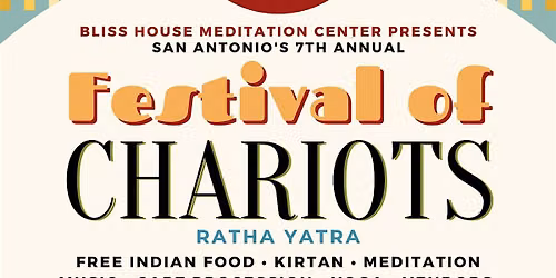San Antonio's 7th Annual Festival of Chariots (Ratha Yatra) September 19th