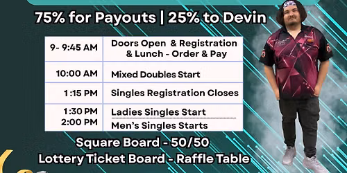Devon Gross Darts Fundraiser
