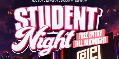 \u26a0\ufe0fBIGGEST FREE EVENT IN BIRMINGHAM\u26a0\ufe0f-STUDENT NIGHT