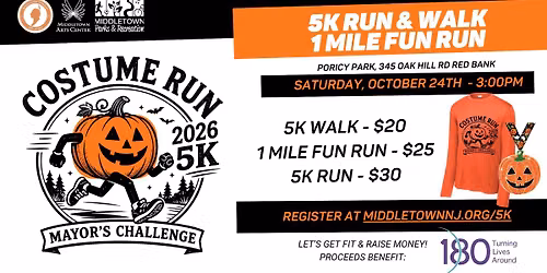 Mayor's Challenge 5K + 1 Mile Costume Run