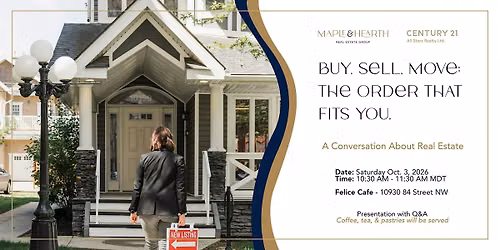 Buy, Sell, Move: The Order That Fits You