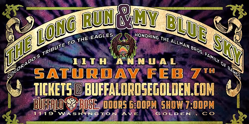 11th Annual My Blue Sky (Allman Brothers) & The Long Run (Eagles) Event