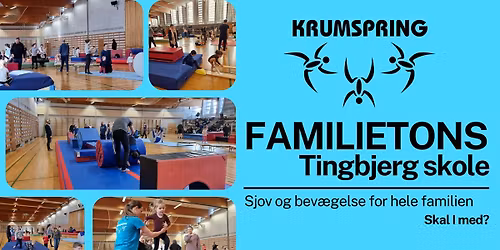 FamilieTons p\u00e5 Tingbjerg skole l\u00f8rdag den 25. april 9:00-11:00