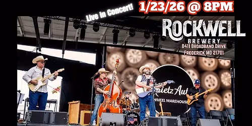 MIKE KUSTER & The Catoctin Cowboys! Live at Rockwell Brewery 1\/23\/26 @ 8PM