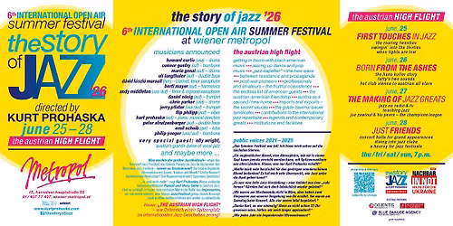 THE STORY OF JAZZ \u2013 6th INTERNATIONAL OPEN AIR SUMMER FESTIVAL