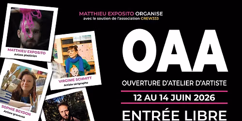 OAA - Ouverture d'atelier d'artiste