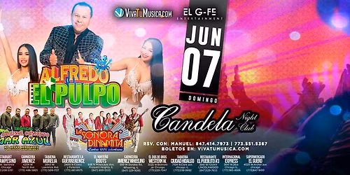 ALFREDO EL PULPO, TROPICAL EL ORIGINAL CONJUNTO AZUL & MAS