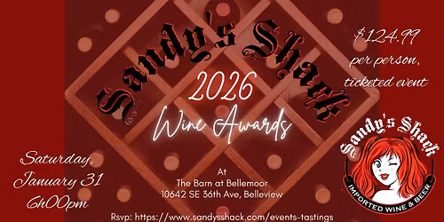 Sandy's Shack 3rd Annual Wine Awards