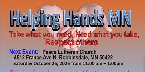 Helping Hands Free event