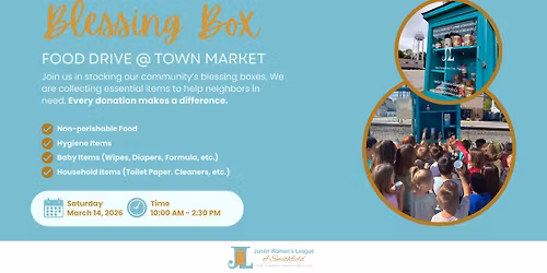 Blessing Box Food Drive at Town Market