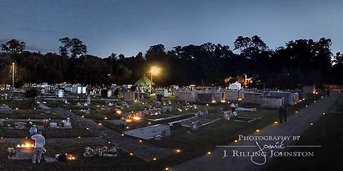 All Souls Day Candlelight Blessing at the Mandeville Cemetery