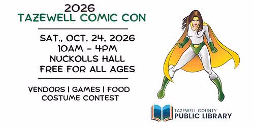 2026 Tazewell Comic Con @ Nuckolls Hall