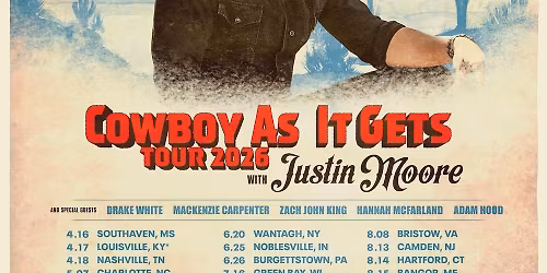 Riley Green  Justin Moore  Zach John King & Hannah McFarland