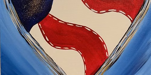 Bethel Lutheran Church Private event- Youth Painting Class: \u201cPatriotic Heart\u201d